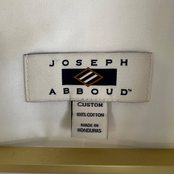 Joseph Abboud Men's White Button Up  Dress Shirt - Picture 10 of 11